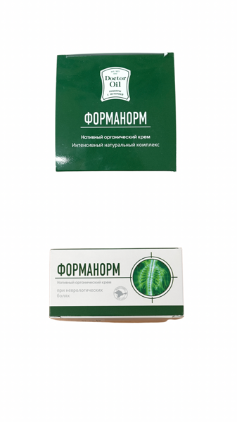 Нативный органический крем при невралгических болях Форманорм "Doctor Oil" 150мл