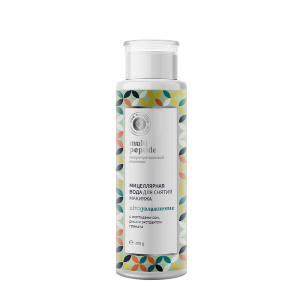 Мицеллярная вода для снятия макияжа УЛЬТРАУВЛАЖНЕНИЕ MULTI PEPTIDE 200г