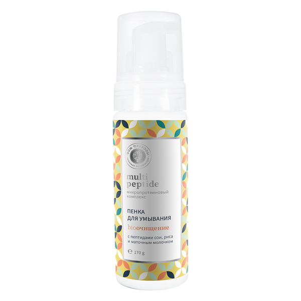 Пенка для умывания БИО ОЧИЩЕНИЕ с маточным молочком MULTI PEPTIDE 170г