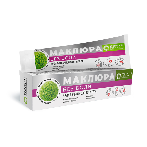 Маклюра крем-бальзам для ног и тела "Без Боли" 90г